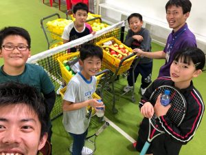 ジュニア、グリーンボールゲーム練習会