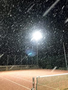 初雪！！