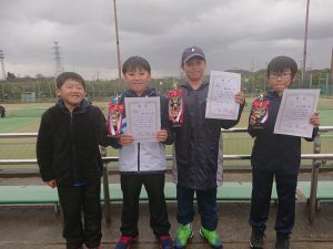 全国小学生テニス選手権 県大会 結果