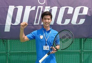 伊藤コーチ 全日本テニス選手権福岡県予選へ