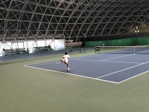 JOCジュニアオリンピックカップ 第41回全日本ジュニア選抜室内テニス選手権大会［初日］