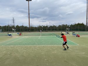 西日本正月テニストーナメントに出ております。