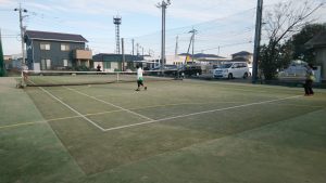 九州ジュニアテニスサーキットマスターズ大会初日