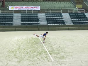 MUFG全国ジュニアテニストーナメント2021　前田優選手ベスト４進出！