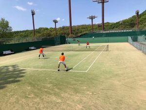 第73回全九州クラブ対抗テニス大会2日目　決勝トーナメントSF