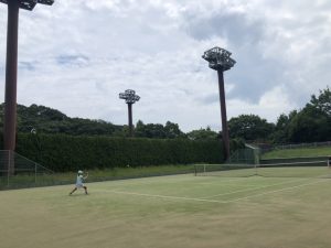 第75回九州毎日少年少女テニス選手権大会（U-13）初日結果