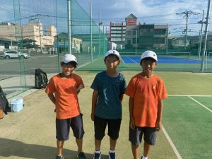 第75回九州毎日少年少女テニス選手権大会　13歳以下の部　初日結果