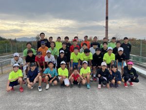 大分スポーツ公園昭和電工テニスコートマッチ練習会