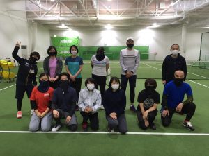 12/20(月)ダブルスゲーム練習会🎾