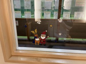 大道校でクリスマス気分♪