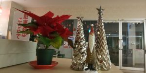 ミニサンタクロースがお出迎え🎅