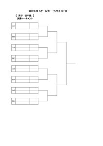 2022.5.28 スクール生トーナメント男子初中級決勝トーナメント仮ドロー(2022.5.27更新)のサムネイル