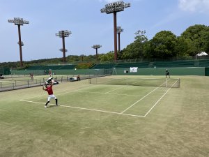 第61回全国実業団対抗テニス大会 ビジネスパルテニス九州予選 決勝速報①