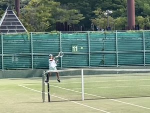 第76回九州毎日少年少女テニス選手権大会(U-13) 2日目結果