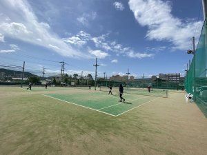 盛り上がり～　「女子ダブルス団体戦！」