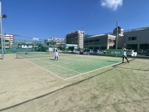 最高の天気の中で！