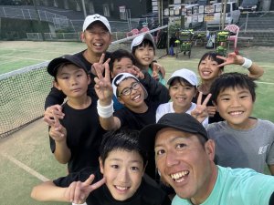 日本テニス協会ナショナルコーチ　中山コーチテニスクリニック!!