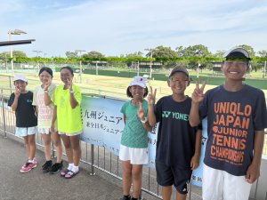 「全日本ジュニアテニス選手権大会九州地域予選」最終日！