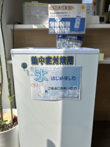 熱中症対策用の氷！