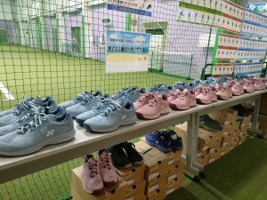 YONEXシューズ試し履きあります！