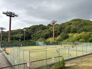 第79回九州毎日少年少女テニス選手権大会　大会前日