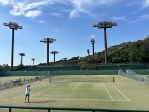 第79回九州毎日少年少女テニス選手権大会 大会前日