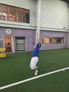 1ヶ月サーブ連続記録チャレンジ（今週は14回連続達成）
