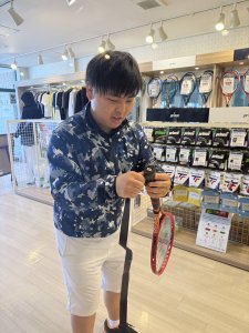 グリップテープ巻き替え！！